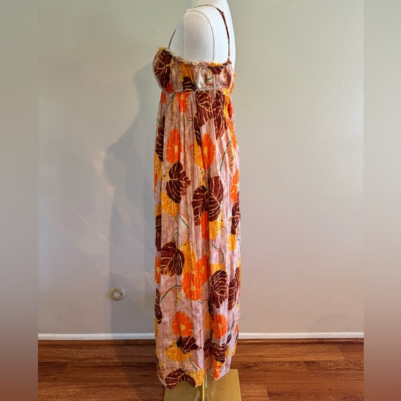 Urban Outfitters Peach & Orange Floral Dress - Picture 4 of 6